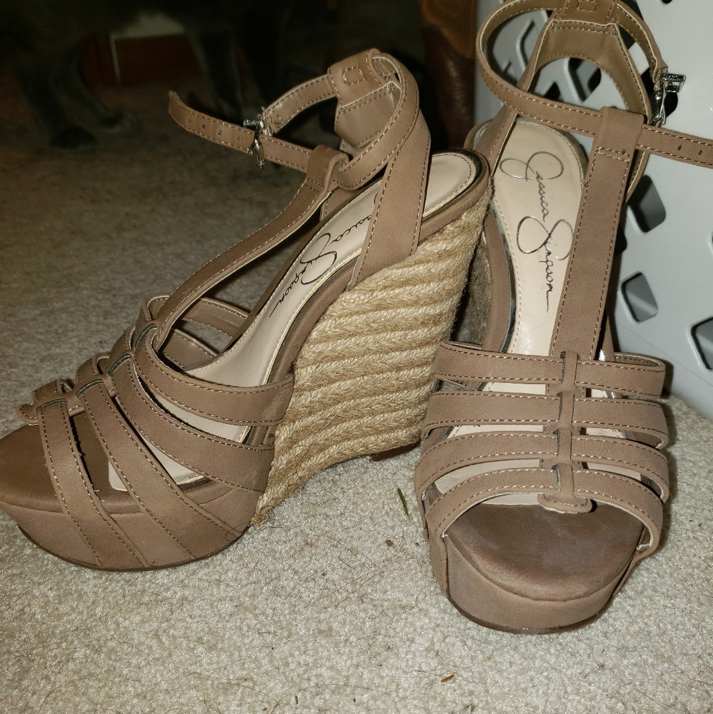 Jessica Simpson wedges